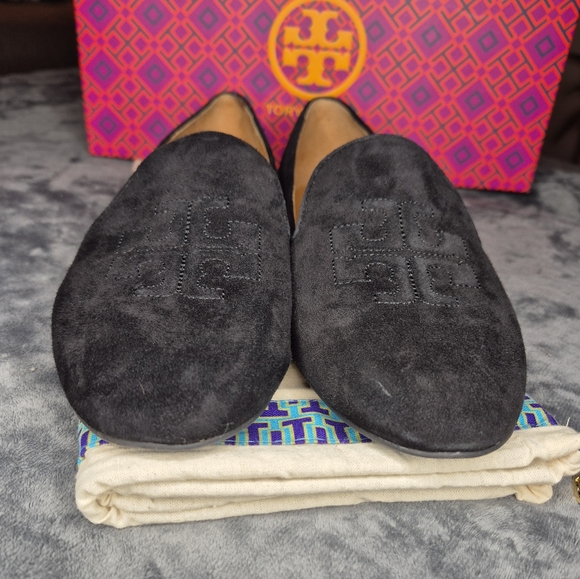 Tory Burch | Black Ruby Smoking Slippers | Size 6.5 EUC - Picture 7 of 11